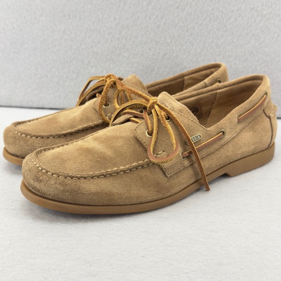 Fossil Other - Fossil Men's Suede Leather Boat Shoes Loafers Tan‎ Size 11